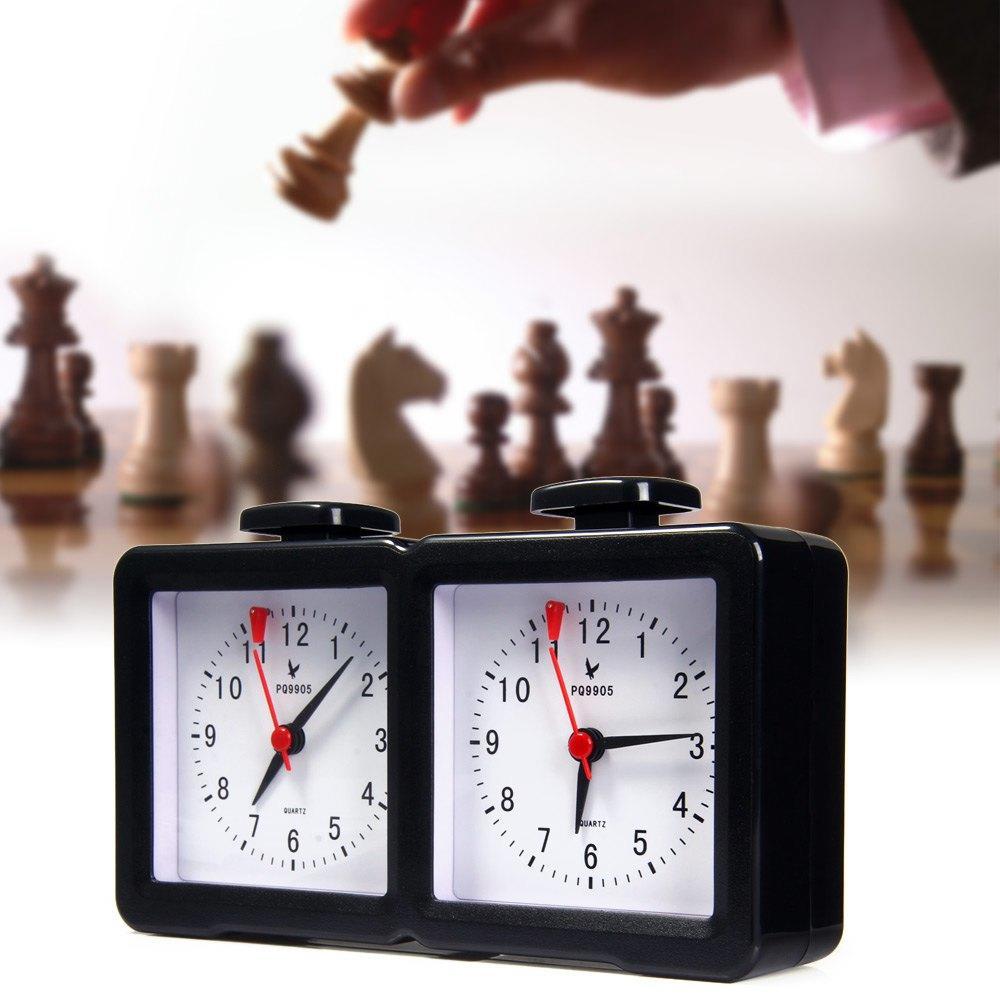 LEAP PQ9905 кварцевые аналоговые шахматные часы I-go Count Up Down Timer чёрный