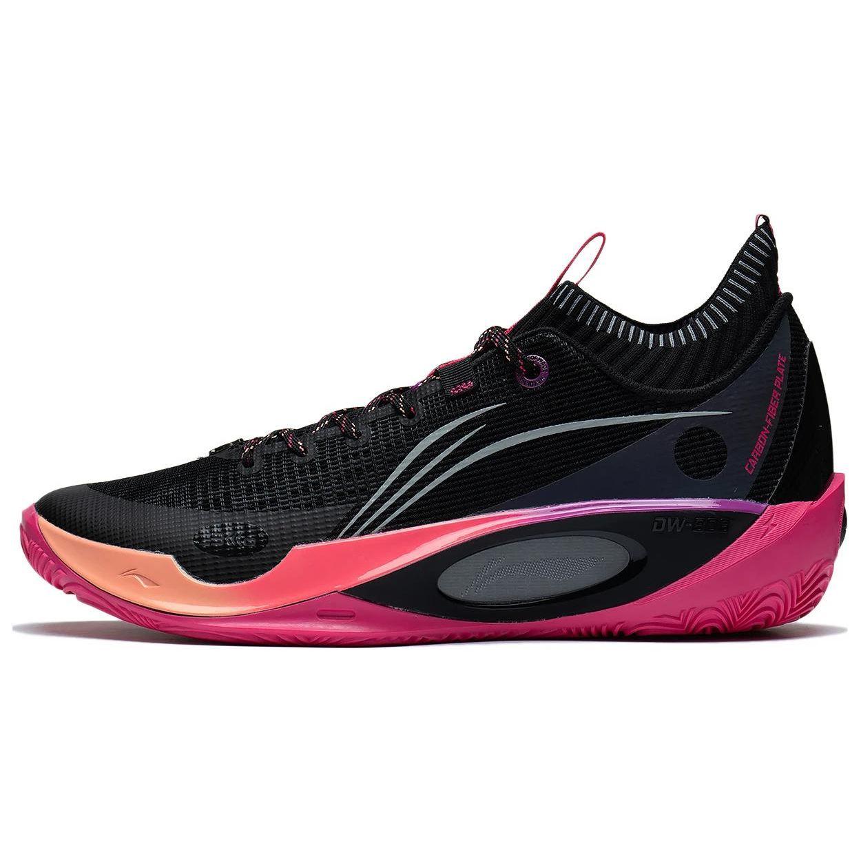 Li-Ning Way of Wade 808 2 Ultra Sunrise Мужские кроссовки Черный Розовый ABAS113-4 44⅓