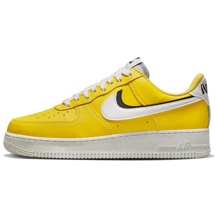 Nike Air Force 1 07 LV8 82 — желтые мужские кроссовки Tour Black Sail DO9786-700 45.5