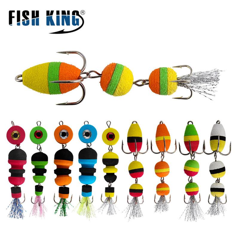 Приманка FISH King Man Мягкая приманка из пенопласта Приманка для плавания Wobble Low Parker Свинцовая приманка Насекомое Искусственная рыболовная приманка 001-9cm