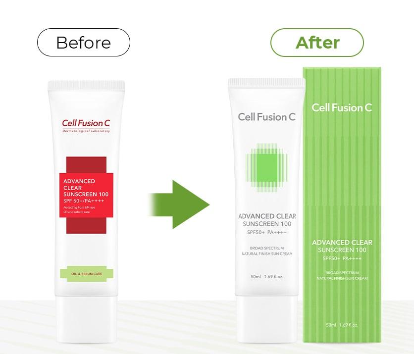 Cell Fusion C Advanced Clear Sunscreen 100 SPF50+ PA++++ 50ml AUTHENTIC STORE