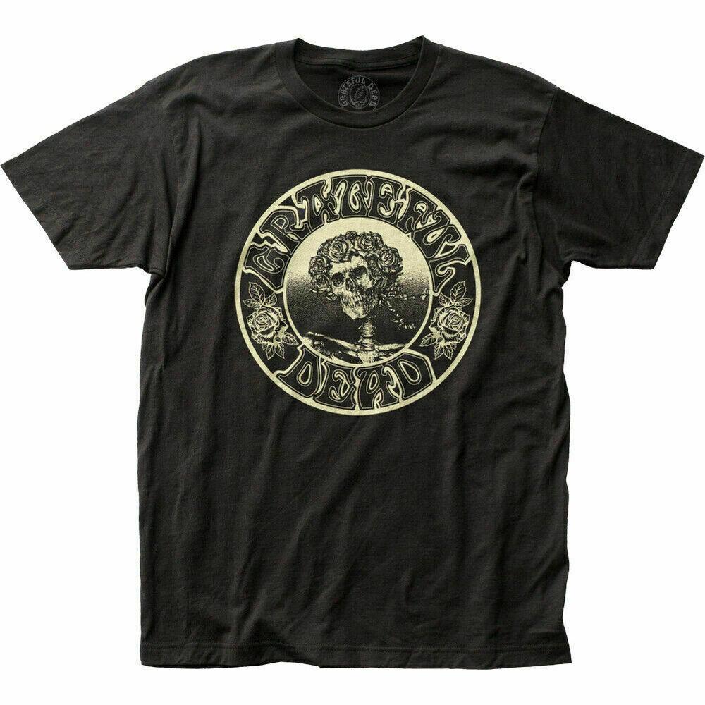 Черная футболка унисекс Grateful Dead Glowing Skeleton Rock N Roll Band S