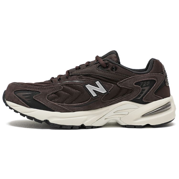 Кроссовки унисекс New Balance 725 Coffee коричнево-черные ML725X 40