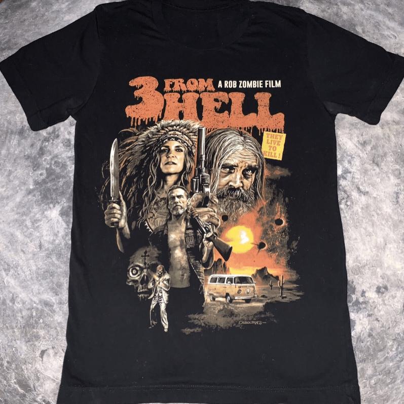 Футболка унисекс «Rob Zombie From Hell Fright Rags», редкая распроданная футболка «Oop Horror Slasher» S
