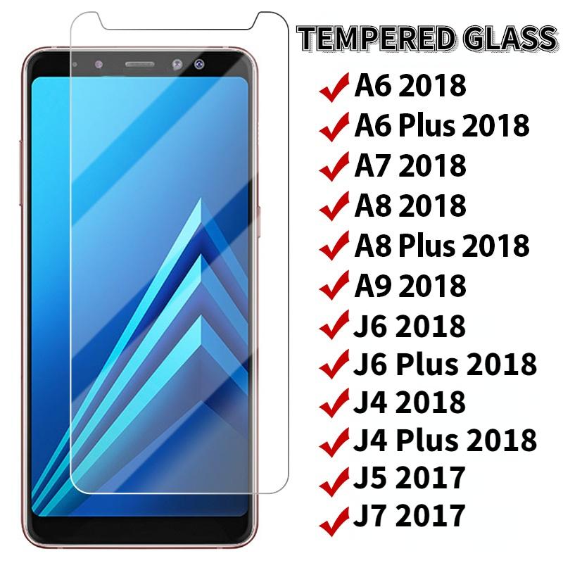 Защитное стекло для Samsung Galaxy A3 A5 A7 J3 J5 J7 2016 2017 J2 J4 J6 Plus 2018 A6 A8 A9 J5 Prime закаленное защитное стекло для экрана Samsung J3 2017 чистый