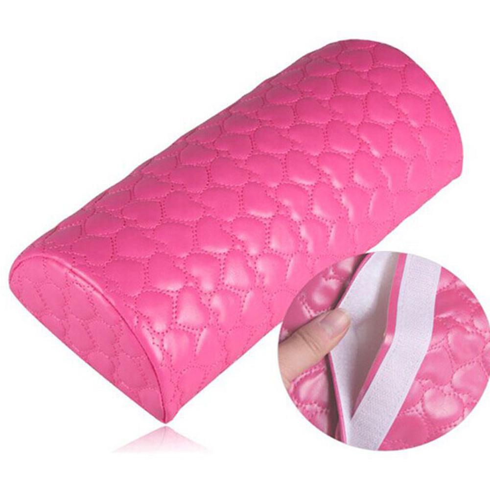 Подушка для дизайна ногтей из мягкой искусственной кожи Love Pad для рук чёрный