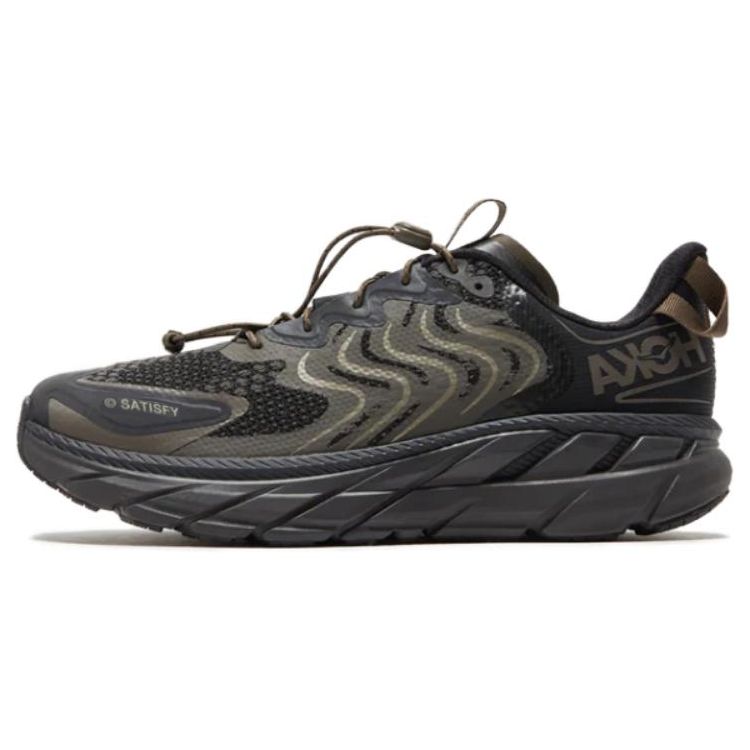 Кроссовки унисекс HOKA Satisfy x Clifton LS Forged Iron Черные 1143450-FIBC 37