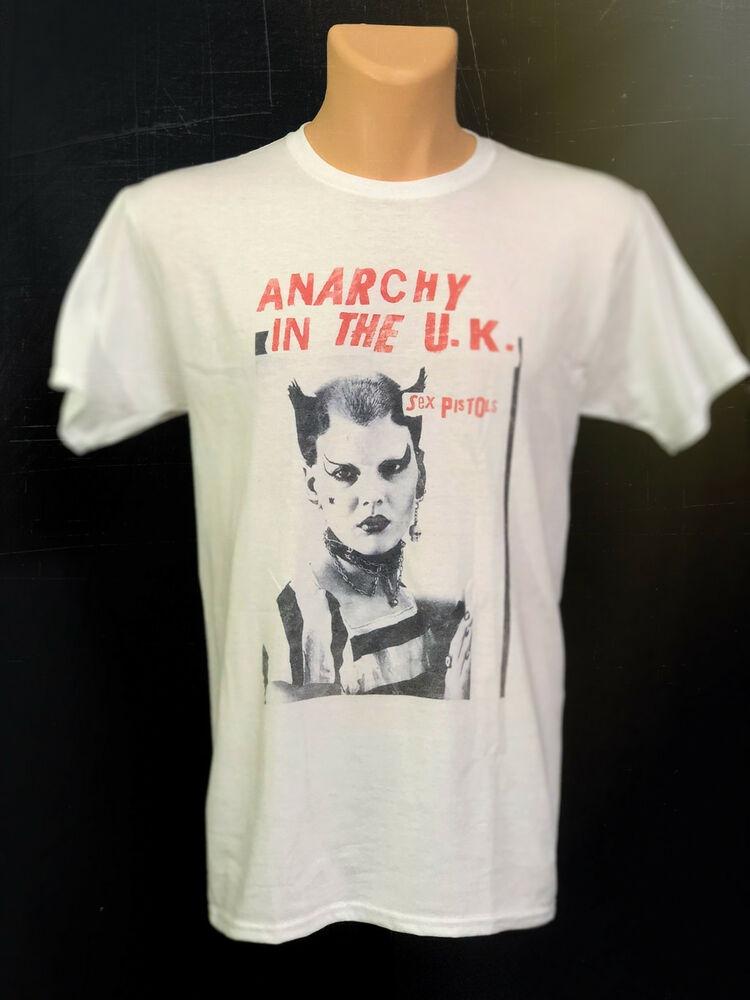 Футболки унисекс Sex Pistols в стиле ретро, ​​винтажном стиле, панк-рок-группа, анархия, Великобритания, редкие футболки S