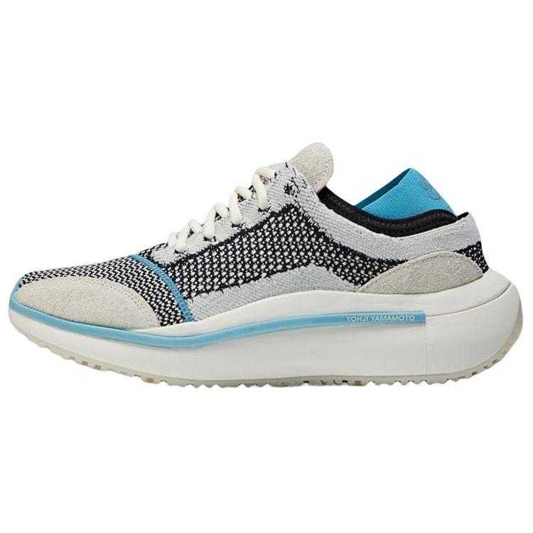 Кроссовки унисекс adidas Y-3 Qisan Knit Orbit серо-синие Off-White FZ6399 42⅔