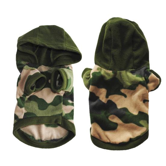 Cool Pet Puppy Sweatershirt Hoodie Pullover Одежда Одежда XS камуфляжный