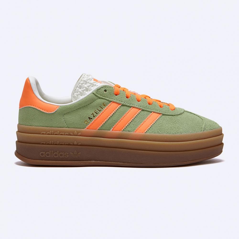 ADIDAS Gazelle Bold Semi Green Spark Orange IH7495 220