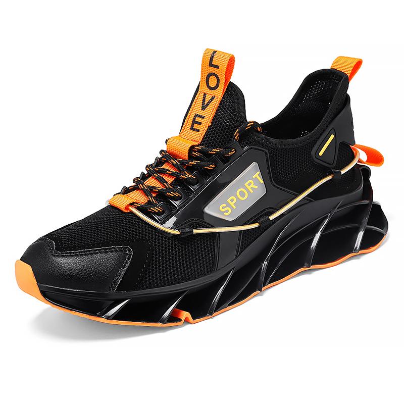TUINANLE Shoes Мужские кроссовки Мужская повседневная мужская обувь Кроссовки Race Дышащая обувь 39 чёрный