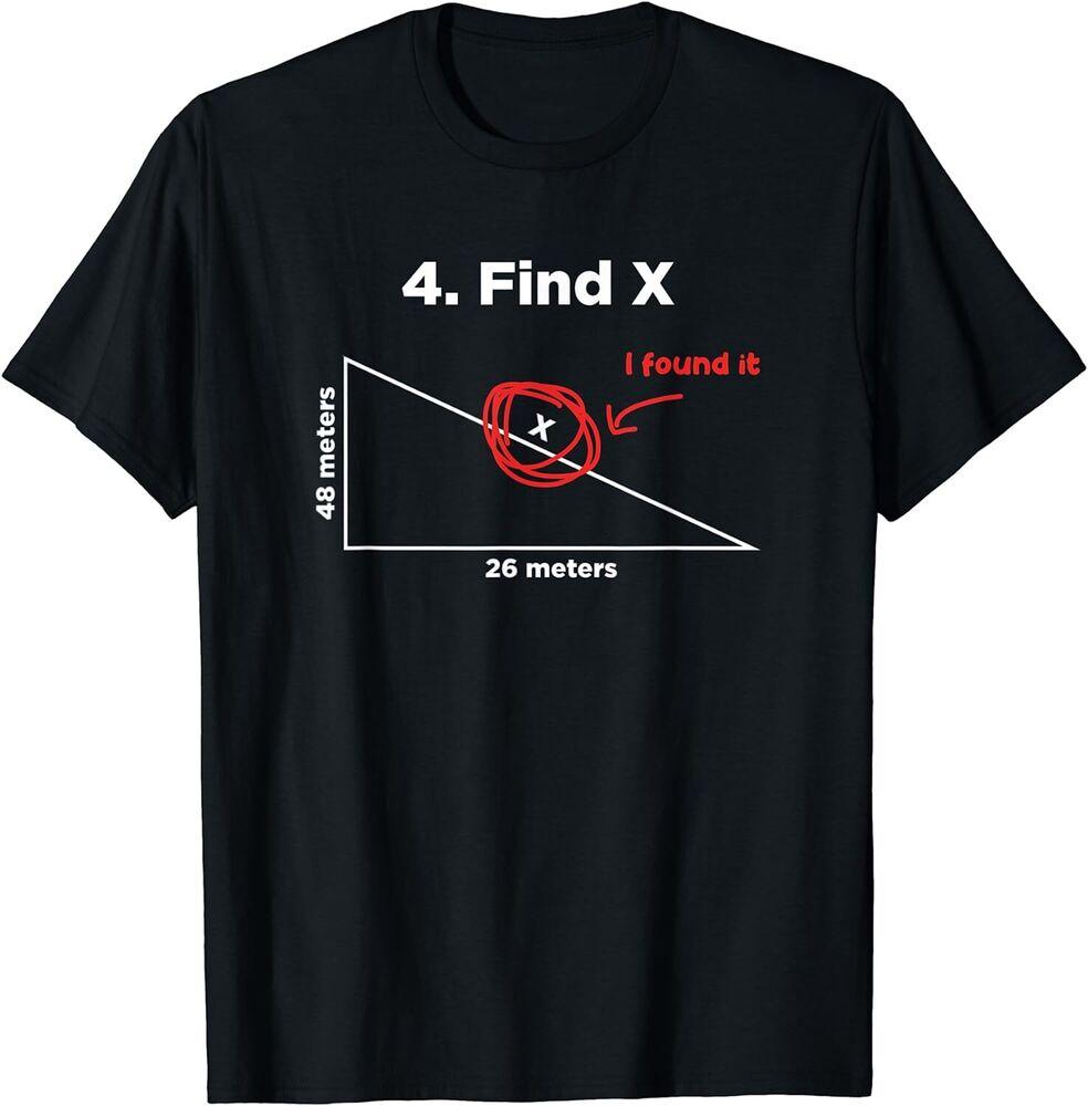 Лучшая футболка унисекс Find I Found It Math Design S
