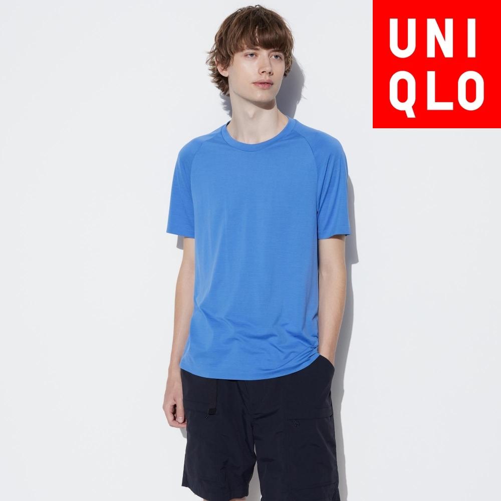 Футболка Uniqlo Japan Dry Ex с круглым вырезом и коротким рукавом 00 WHITE/XS