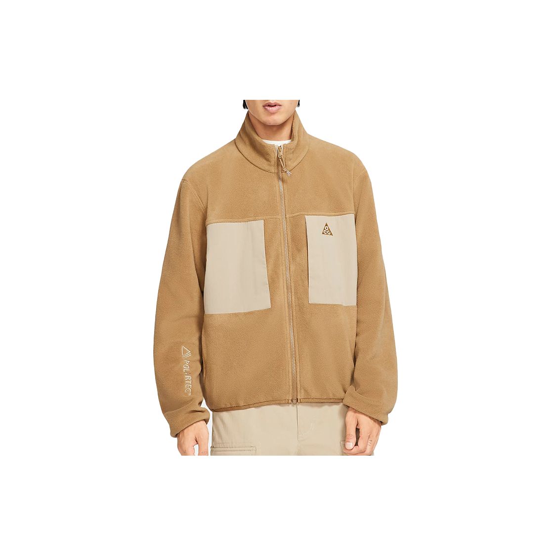 Мужская флисовая куртка на молнии Nike ACG Polartec Wolf Tree, коричневая CV0652-216 M
