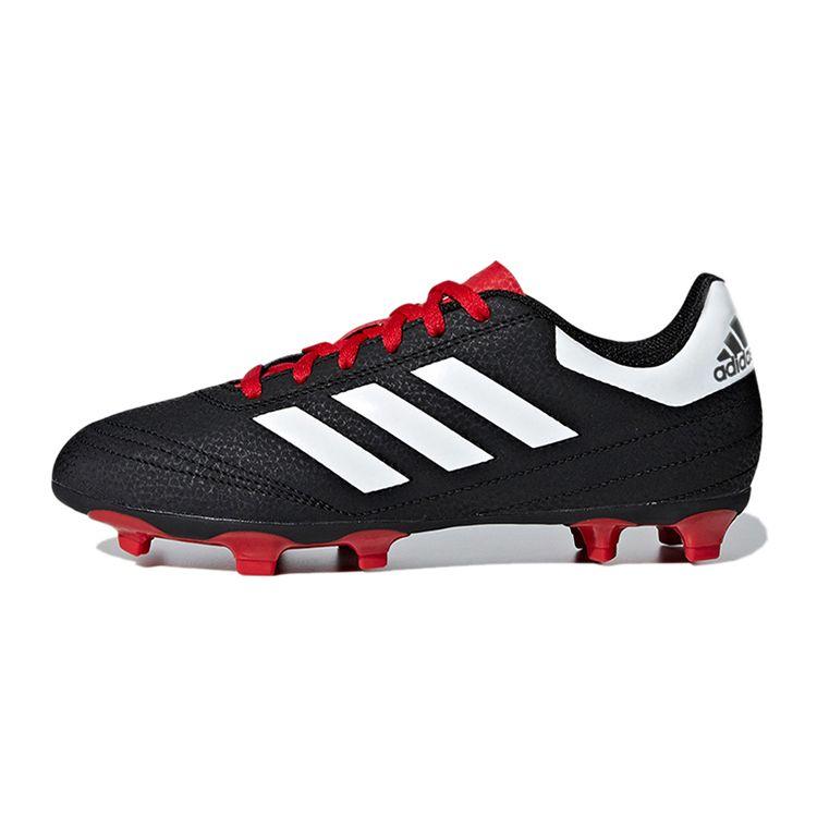 Футбольные бутсы adidas Goletto 6 FG J Core Black White Детские кроссовки Cloud-White Scarlet G26367 27