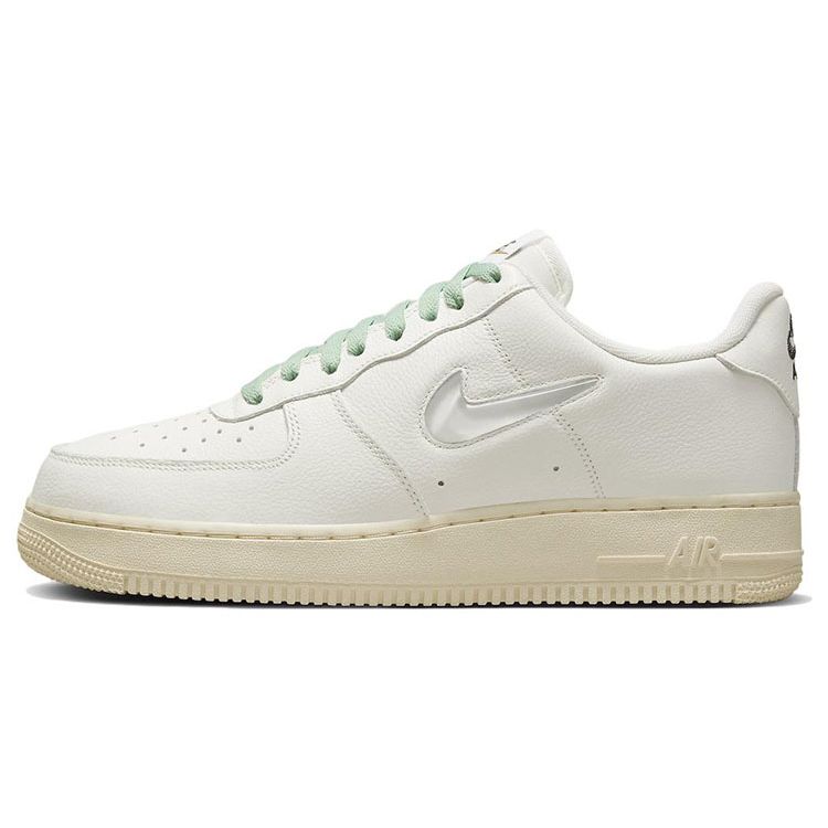 Nike Air Force 1 07 Premium Vintage Certified Fresh мужские кроссовки Белый Парус Эмаль-Зеленый DO9785-100 45
