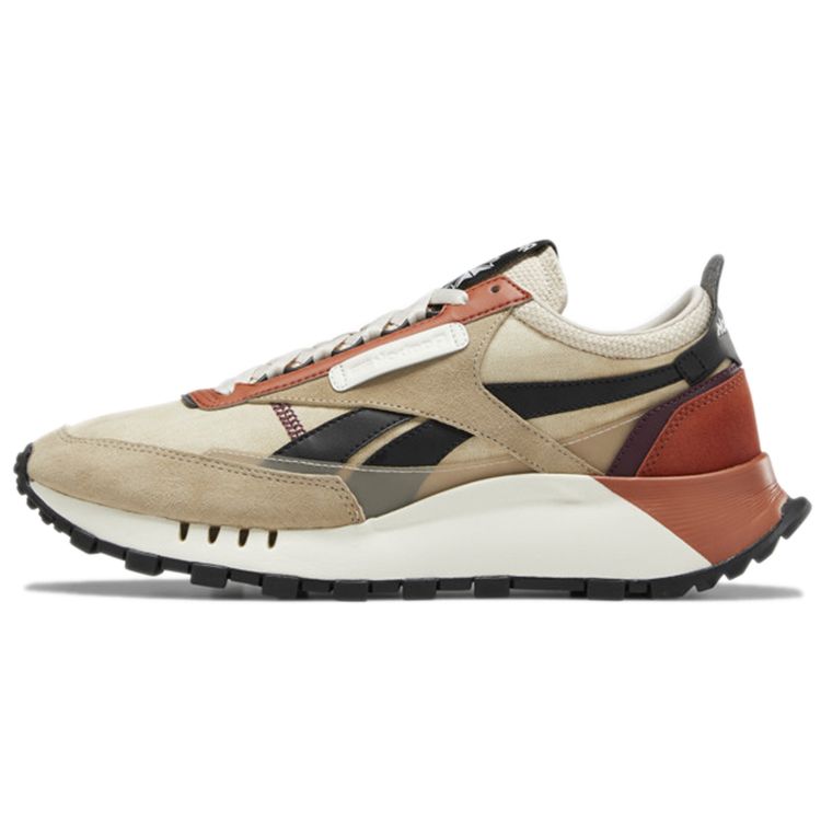 Кроссовки Reebok Classic Leather Legacy Stucco Baked Earth Unisex коричневые современные-бежевые GW6380 38.5