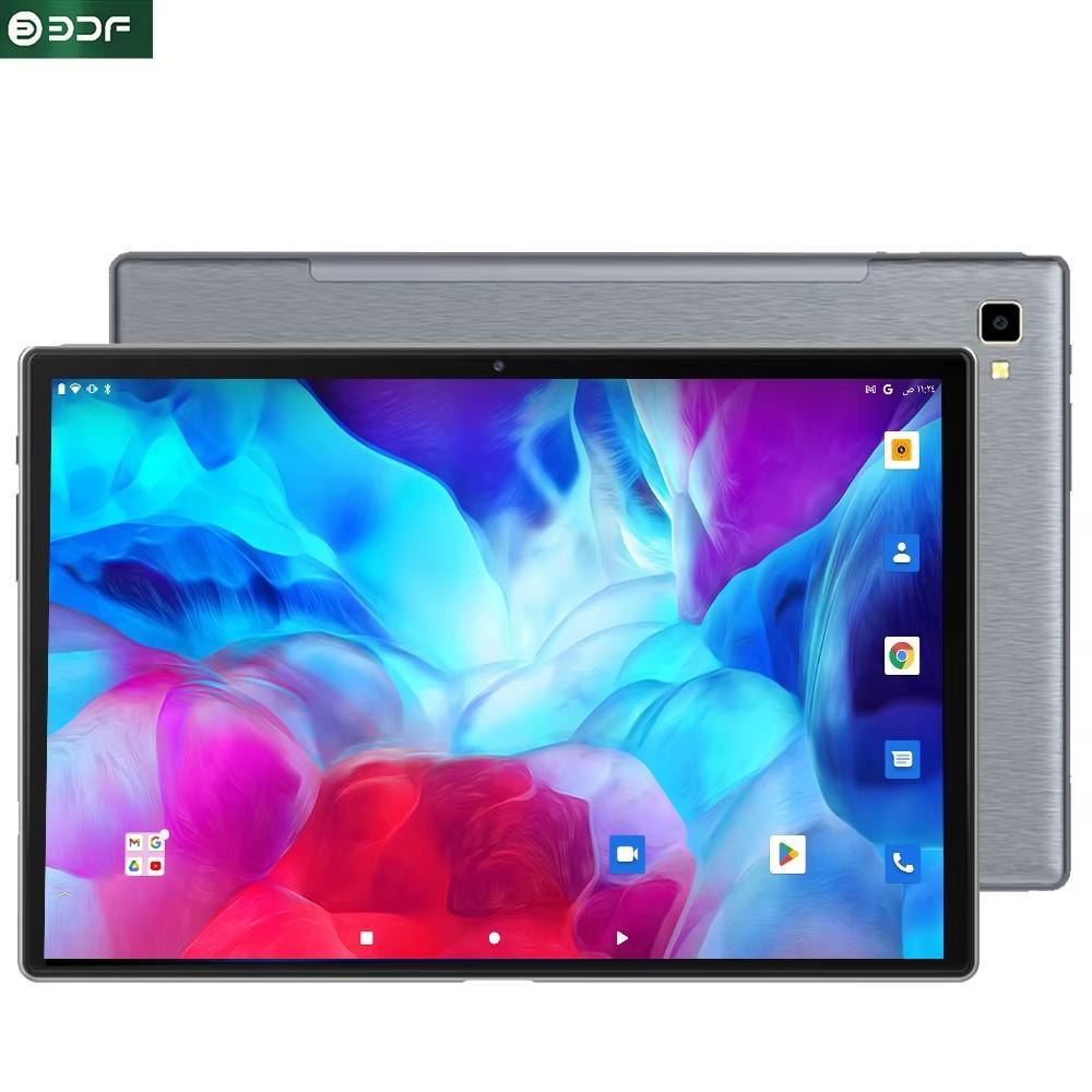 BDF G10 Новый 10,1-дюймовый планшетный ПК Octa Core 8 ГБ ОЗУ 256 ГБ ПЗУ 4G LTE Телефонные звонки Планшеты с двумя картами Dual WiFi Standard серый