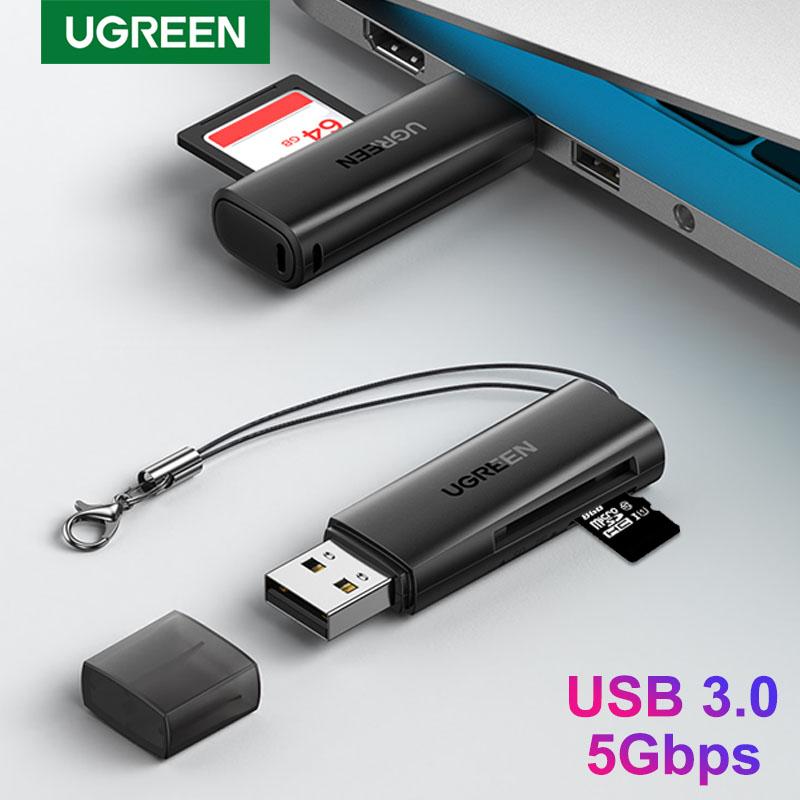  Кардридер Ugreen CM264 USB 3.0 чёрный