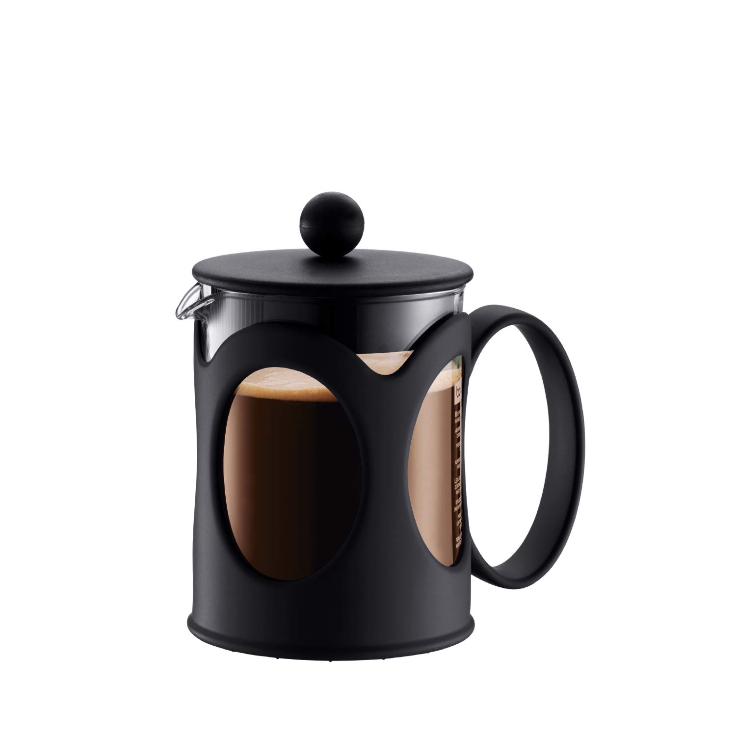 Френч-прессы Кофеварка BODUM KENYA Kenya French Press, 500 мл, черная [подлинная] 10683-01J чёрный