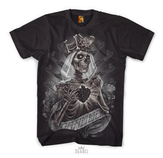 Ogabel Og Abel Clothing Muerte Черные татуированные футболки унисекс с татуировкой и чернилами S