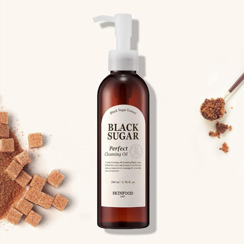 SKIN FOOD Black Sugar Perfect очищающее масло 200 мл (3 варианта) 1PCS
