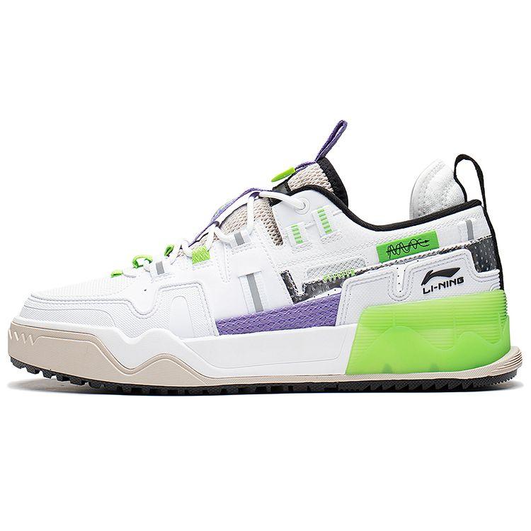 Li Ning CF Flash Star 1.5 Low Top Скейтборды Мужские Скейтборды Стандарт-Белый AGCS057-2 41