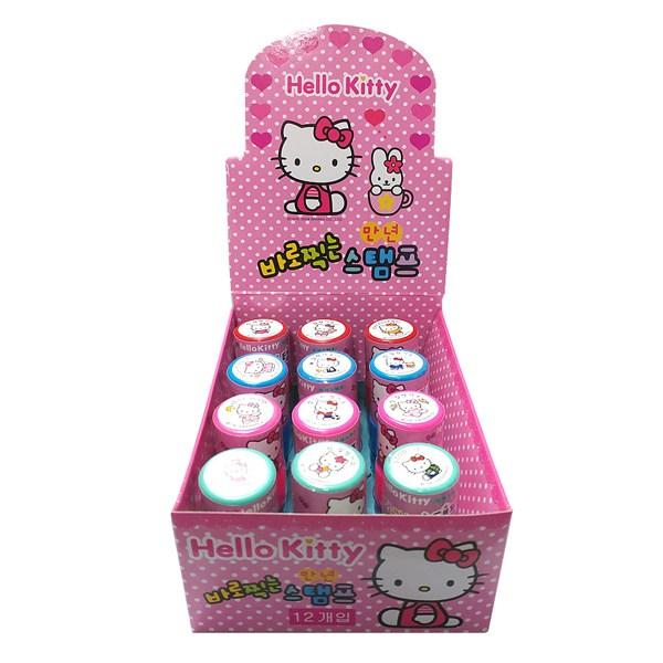 Зеленый набор перманентных марок P&S Hello Kitty из 12 видов, смешанные цвета, популярные корейские игрушки смешанных цветов