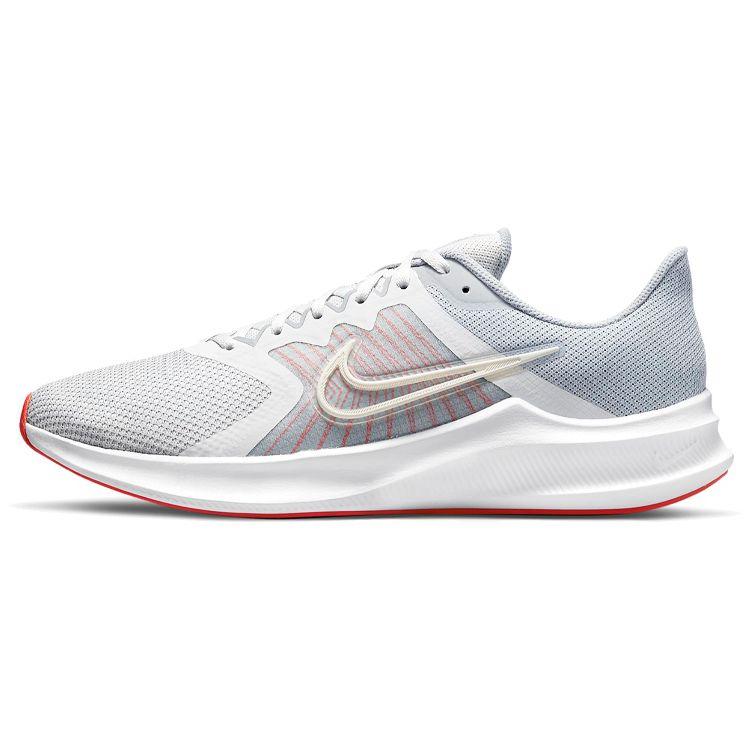 Nike Downshifter 11 Dark Smoke Grey University Red Мужские кроссовки белые CW3411-004 42