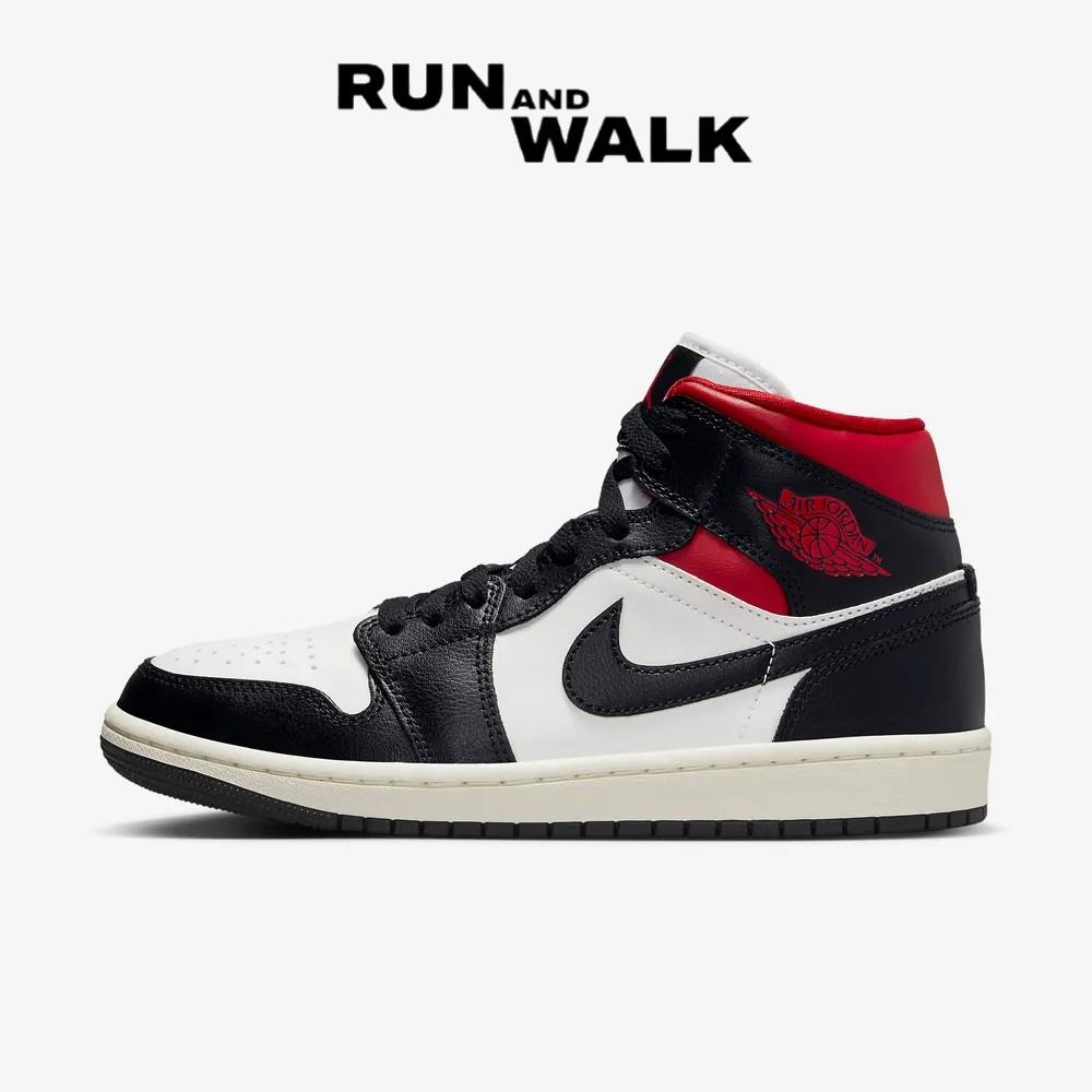 (W) Jordan 1 Mid Black Gym Red BQ6472-061 EUR36/225mm