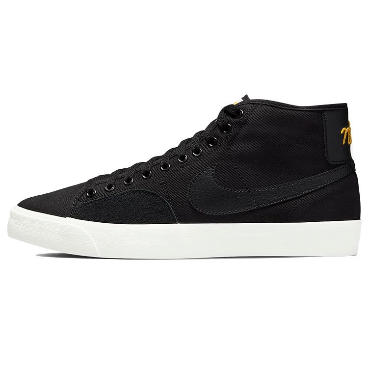 Черные кроссовки унисекс Nike Blazer Court Mid Premium SB Sail DH7479-001 36.5