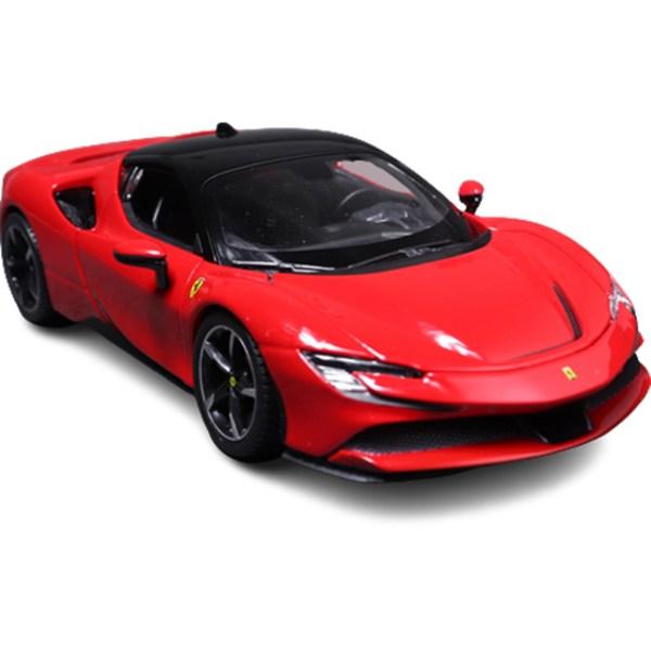 Браго 1:24 литой автомобиль Ferrari Stradale SF90, красный, популярные корейские игрушки, популярные корейские игрушки