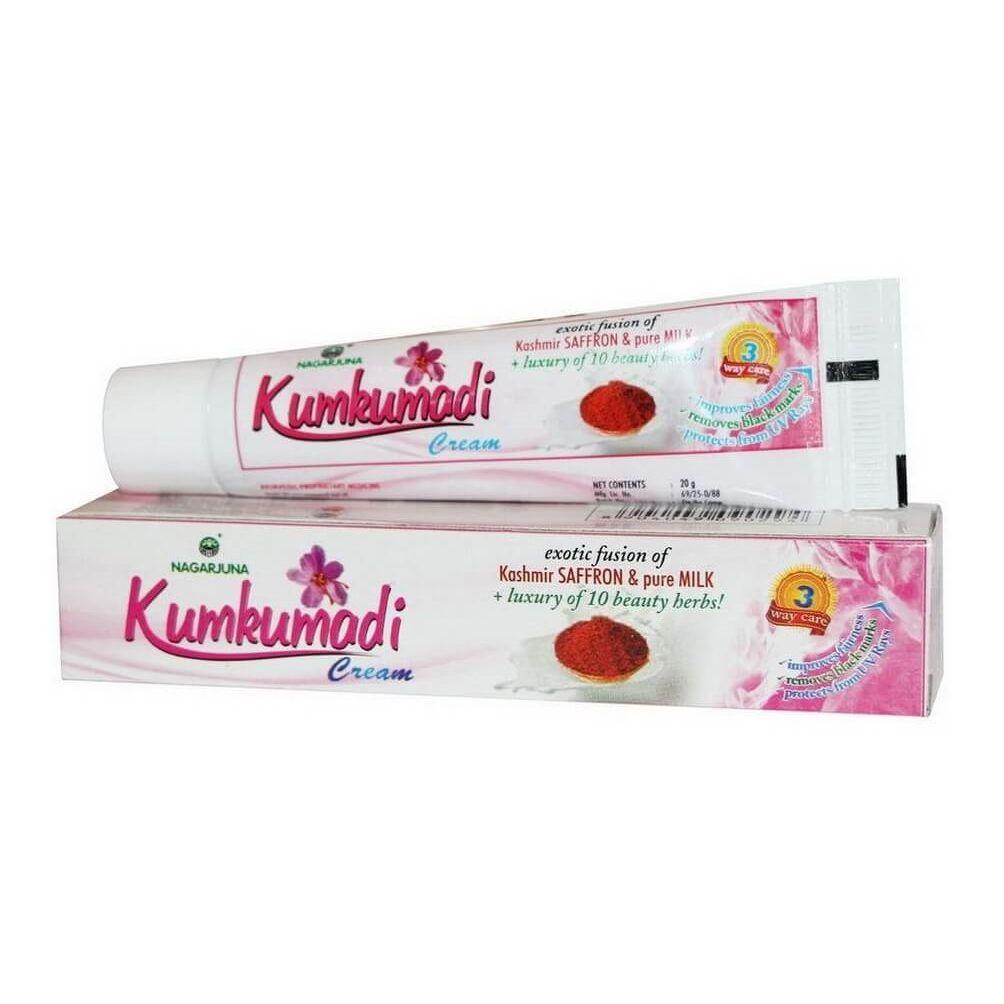 Кумкумади: омолаживающий крем для лица (20 г), Kumkumadi Cream,  Nagarjuna 5.25
