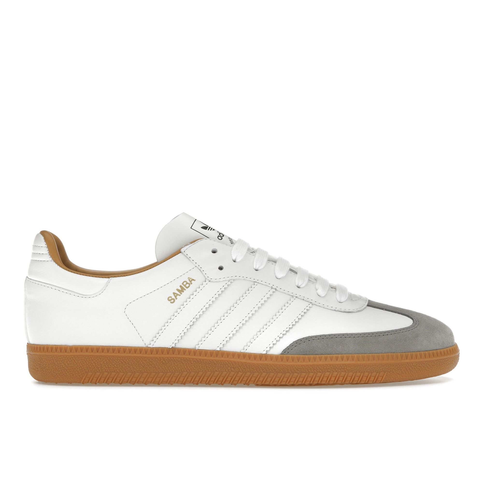 Adidas Samba Made in Italy Мужские кроссовки White Gum Core-White Core-Black ID2865 37⅓
