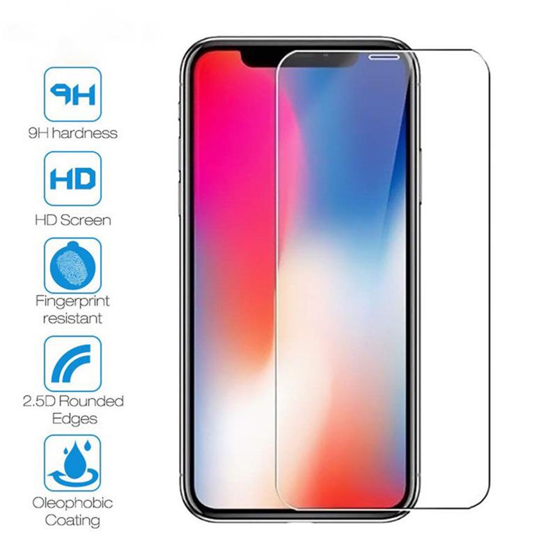 Защитная пленка из закаленного стекла для iPhone 11 Pro Max X XR XS Max 6 6S 7 8 Plus SE 5S 5 4S Стеклянная пленка iPhone 4 4s белый