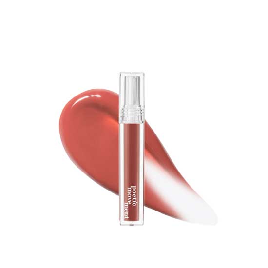 Блески для губ  Joom POETIC MOVEMENT Mild Golw Tint 4гр. 01. Mute Plum