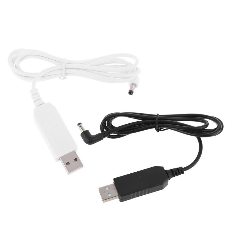 Кабель питания USB 5V - 6V 1A 4.0x1.7mm для монитора артериального давления O-mron чёрный