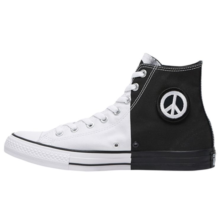 Кроссовки унисекс Converse Chuck Taylor All Star Choose A Path Of Peace Белый Черный 165767F 35