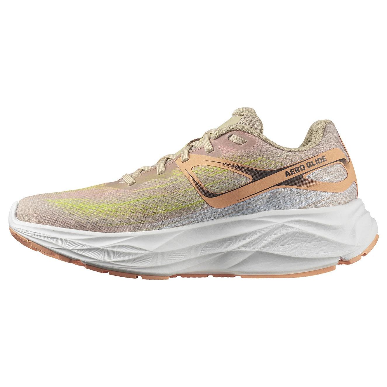 Salomon Aero Glide Safari Cantaloupe Женские кроссовки Розовый Белый L47280900 36