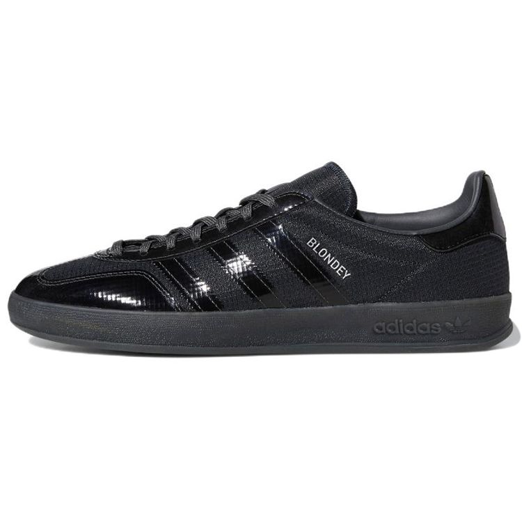 Кроссовки унисекс adidas Blondey McCoy x Gazelle Indoor Grey Carbon Black Grey-Six GZ0091 41⅓