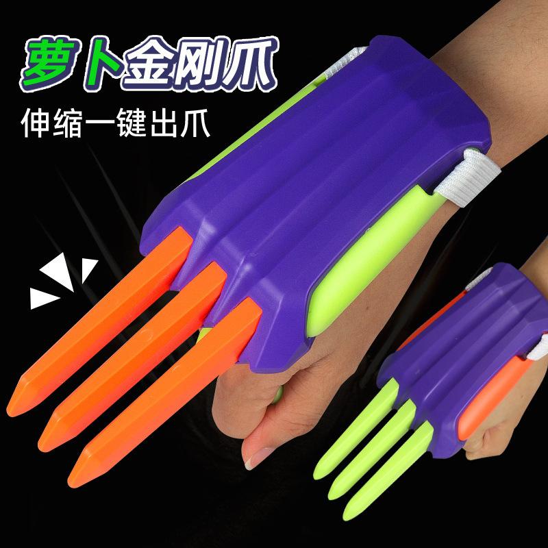 Популярная игрушка Radish Diamond Claw 3DGravity Decompression Claw Radish Claw War Police 10*2*3