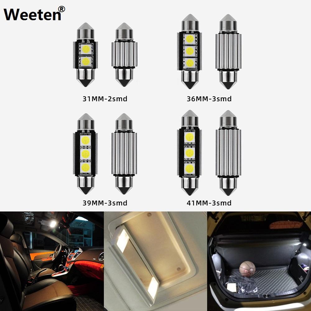 2/1 шт 12 В гирлянда 3SMD Canbus 36 мм CANBUS без ошибок 3 светодиодных купольных светодиодных лампочки для номерного знака 41mm белый