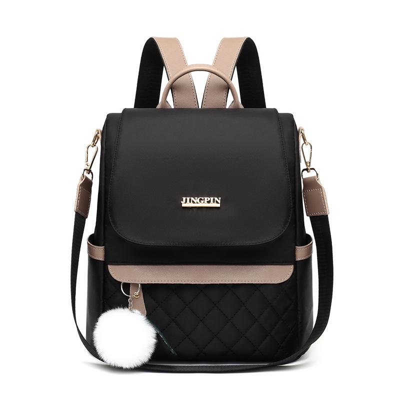 Модный противоугонный женский дорожный рюкзак Mochila, однотонная сумка для покупок, школьные сумки для подростков, Mujer Bookbag Bolsas Femenina чёрный