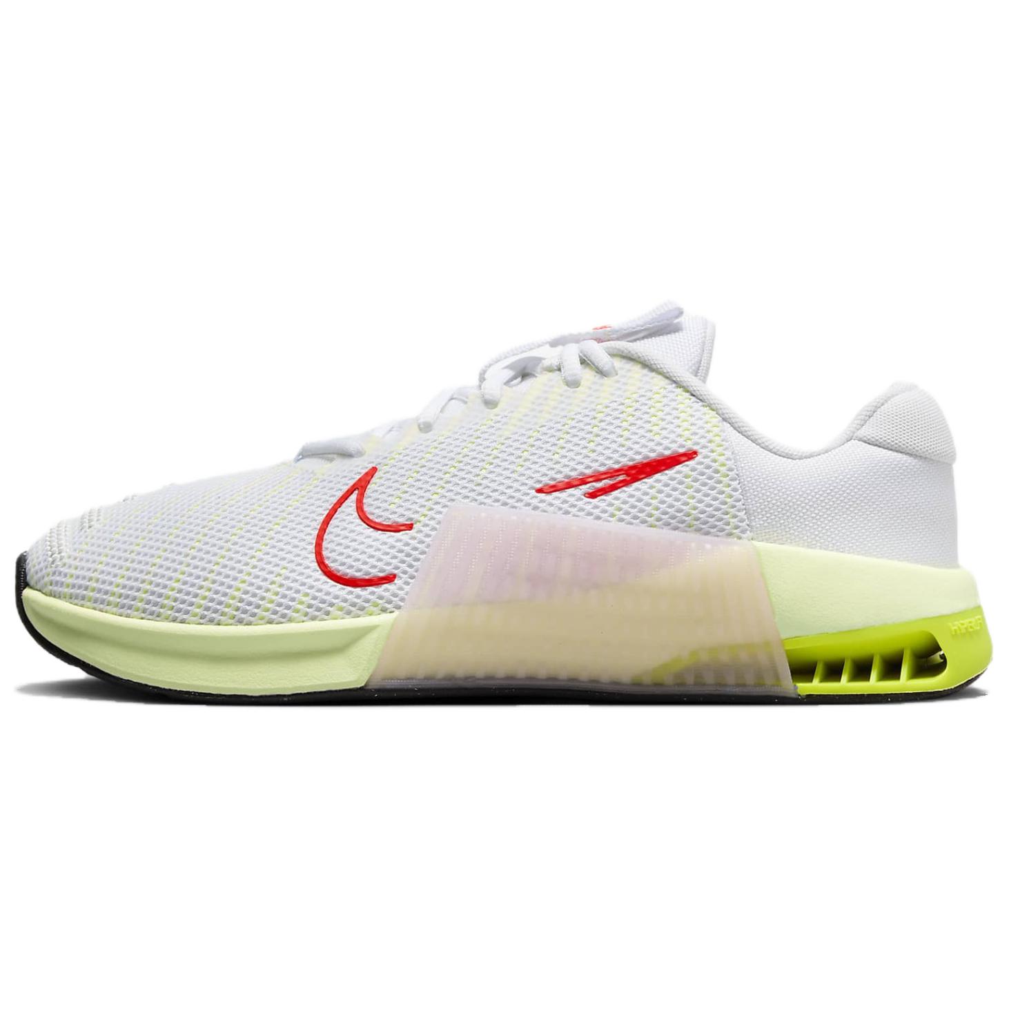 Женские кроссовки Nike Metcon 9 White Volt Crimson Barely-Volt Bright-Crimson DZ2537-101 38