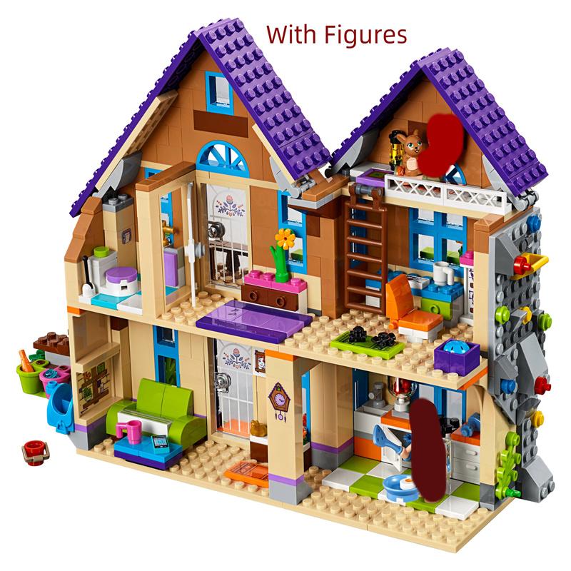 Мини-набор, совместимый с Mia s Forest Villa 41369, строительные блоки, детские игрушки, подарки на день рождения, 724 шт., 11204