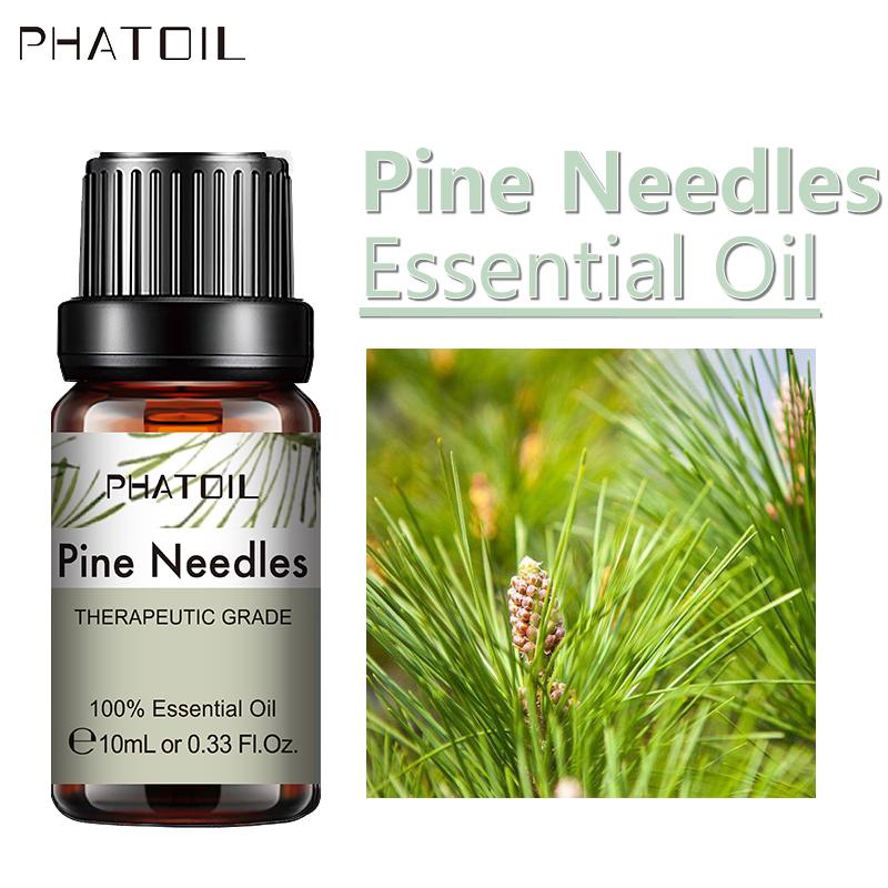 PHATOIL Сосновые иглы, чистое эфирное масло, диффузор свежести воздуха, увлажнитель, ароматерапия, повышение иммунитета, 5 мл/10 мл/15 мл/30 мл/100 мл спа-массажное масло 5ml+Dropper