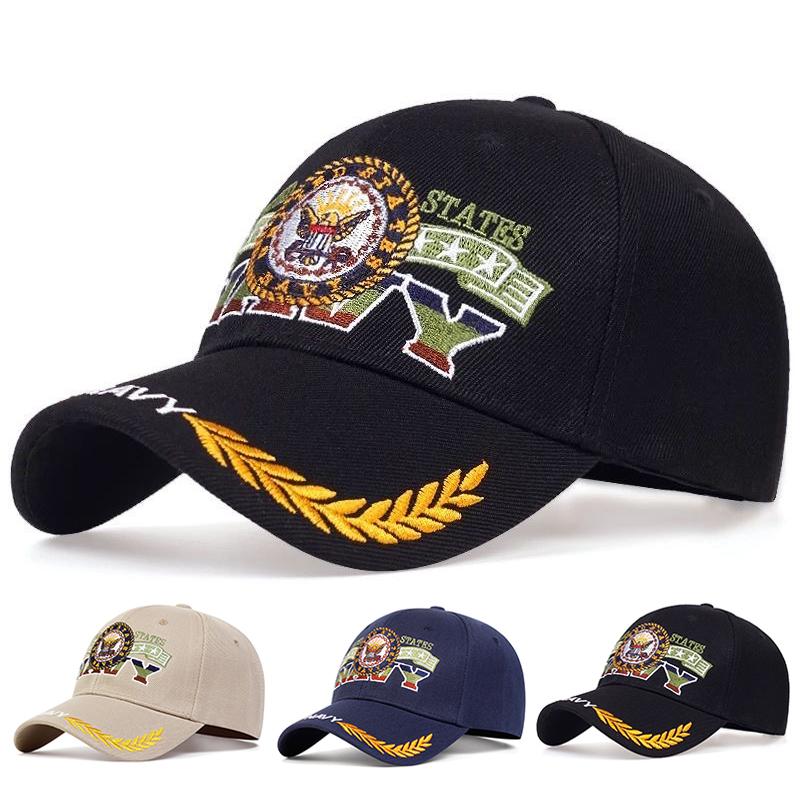 Повседневная бейсболка NAVY Army Bone US Navy Hat Snapback Caps Men Women Black Tactical Cap Casquette Hip Hop Caps Gorras чёрный