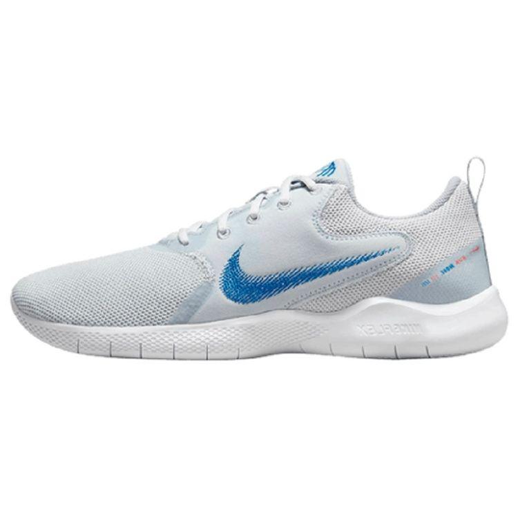 Мужские кроссовки Nike Flex Experience Run 10 Pure Platinum Imperial Blue Серый Волк-Серый Белый CI9960-010 45