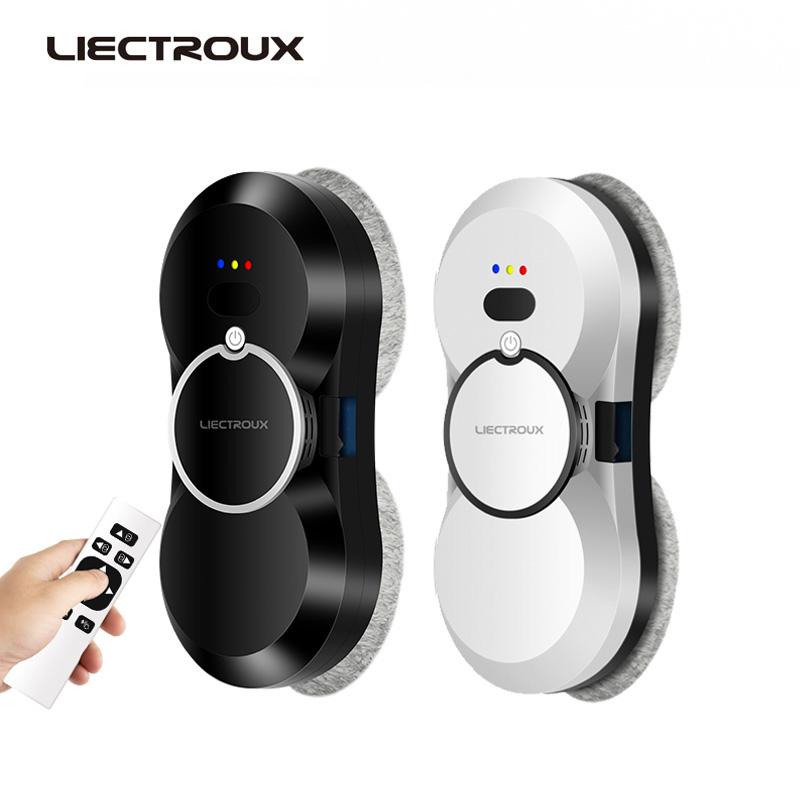 LIECTROUX HCR-10 Робот для мытья окон Распылитель воды Автоматический роботизированный стеклоочиститель Пылесос Электрическая мойка окон для бытовой техники чёрный